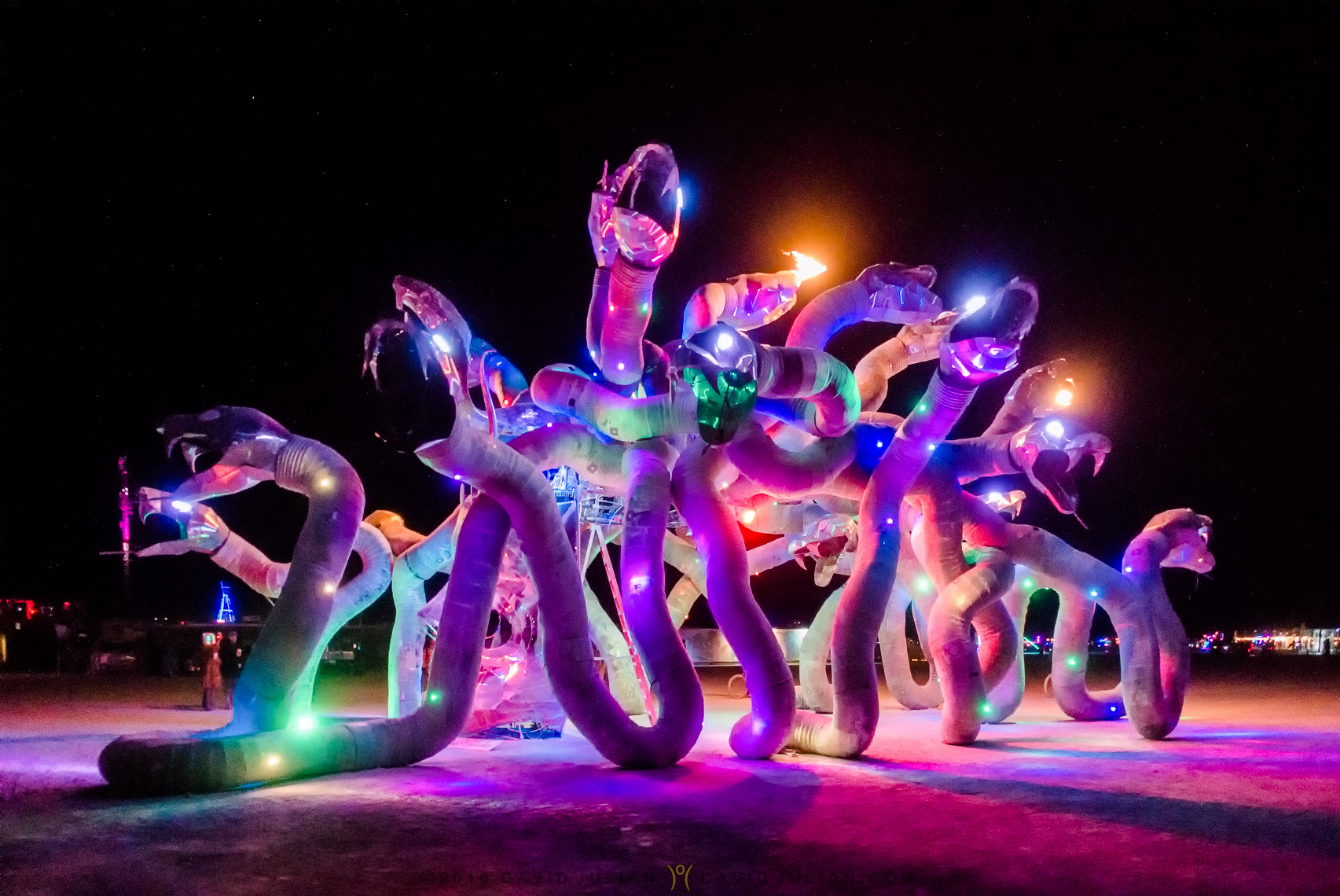 Medusa Madness by Kevin Clark, Burning Man 2015