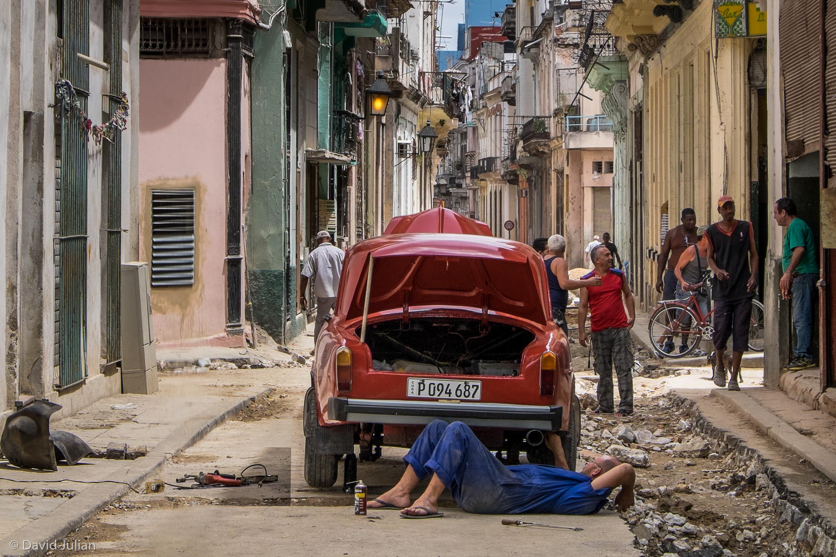 CUBA, Havana, Auto Repairs-